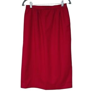 {Pendleton} Vintage 100% Virgin Wool Midi Pencil Skirt